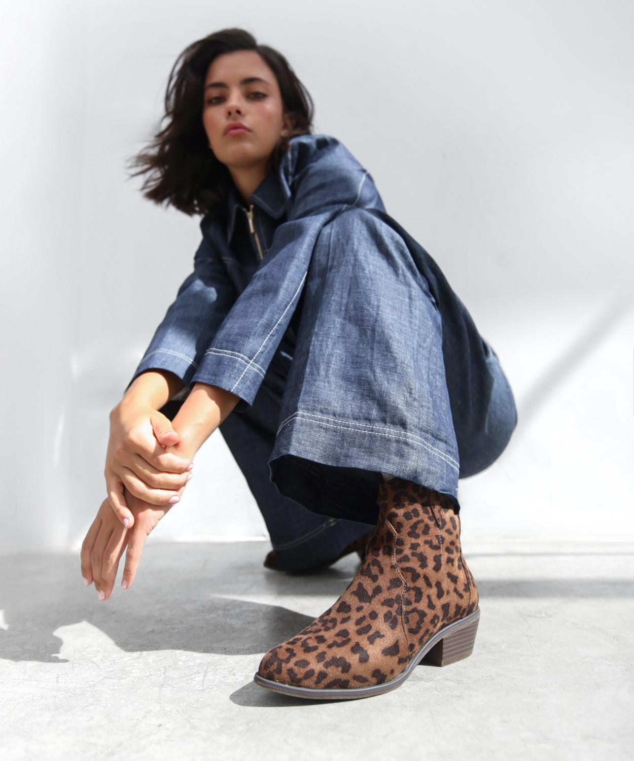 Botins cowboy estampado animal image number null